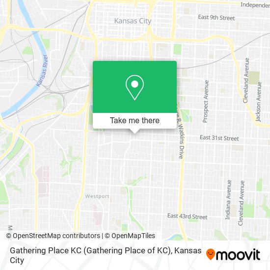 Mapa de Gathering Place KC