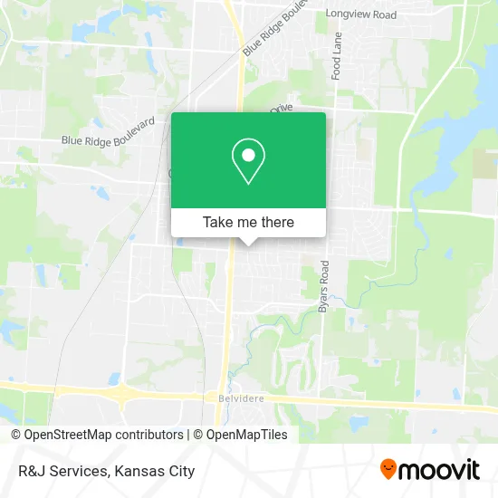 R&J Services map