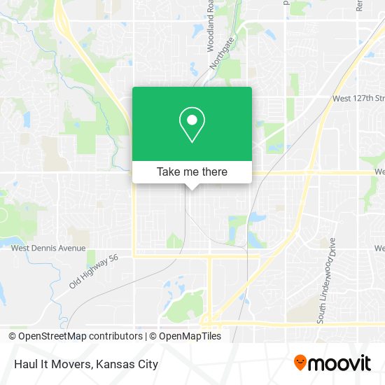 Haul It Movers map