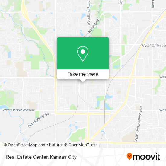 Real Estate Center map