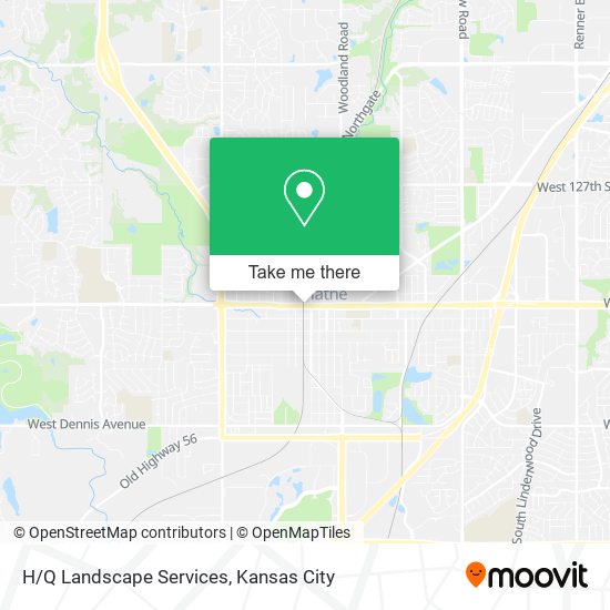 H/Q Landscape Services map