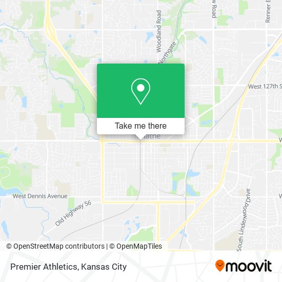 Premier Athletics map