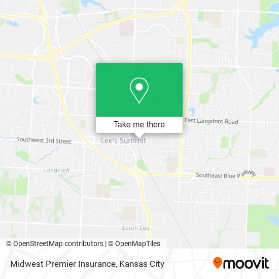 Mapa de Midwest Premier Insurance