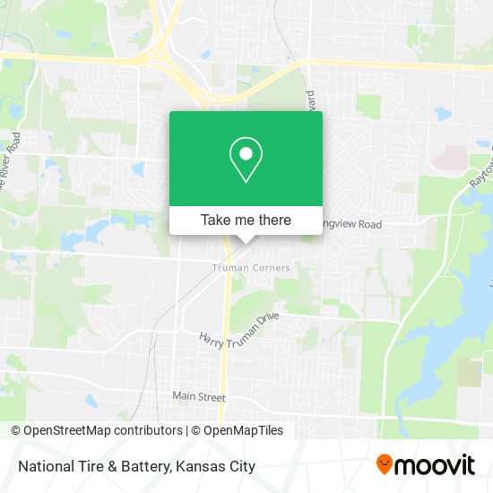 National Tire & Battery map