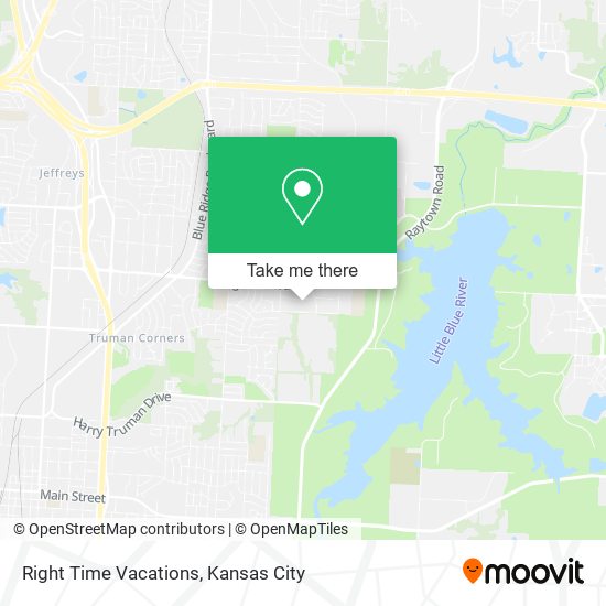 Right Time Vacations map