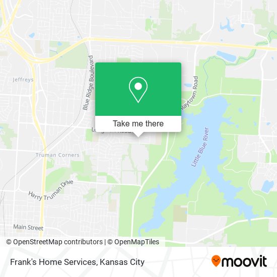 Frank's Home Services map