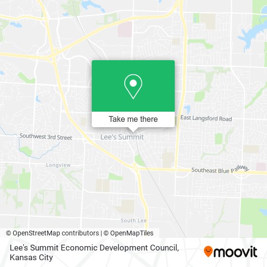 Mapa de Lee's Summit Economic Development Council