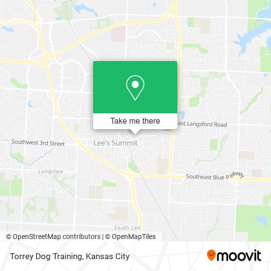 Torrey Dog Training map