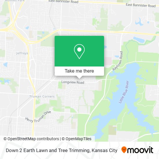 Mapa de Down 2 Earth Lawn and Tree Trimming