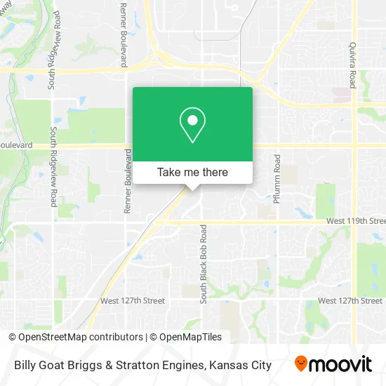 Mapa de Billy Goat Briggs & Stratton Engines