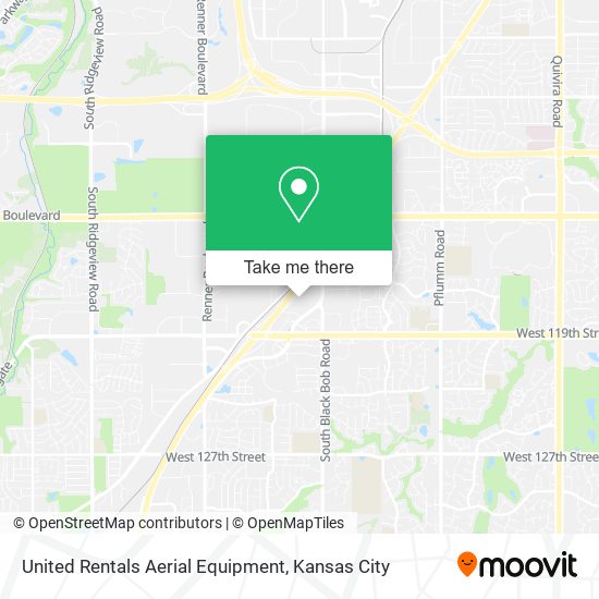 United Rentals Aerial Equipment map