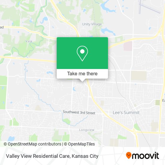 Valley View Residential Care map