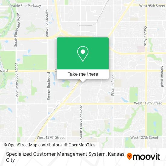 Mapa de Specialized Customer Management System