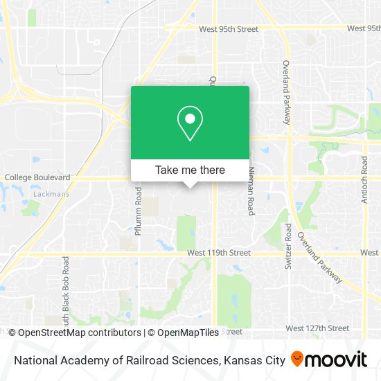 National Academy of Railroad Sciences map