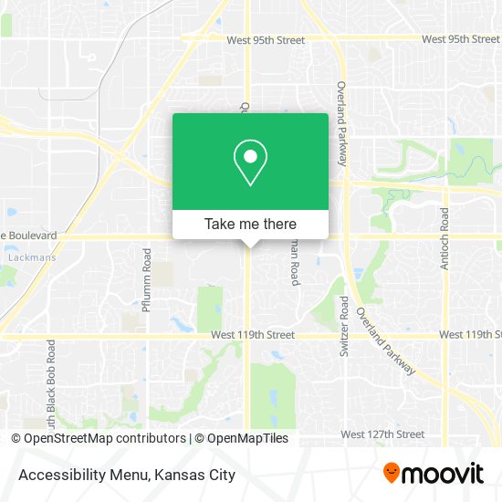 Accessibility Menu map