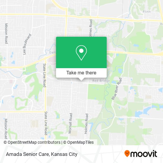 Amada Senior Care map