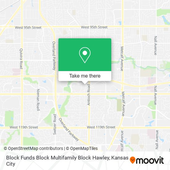 Mapa de Block Funds Block Multifamily Block Hawley