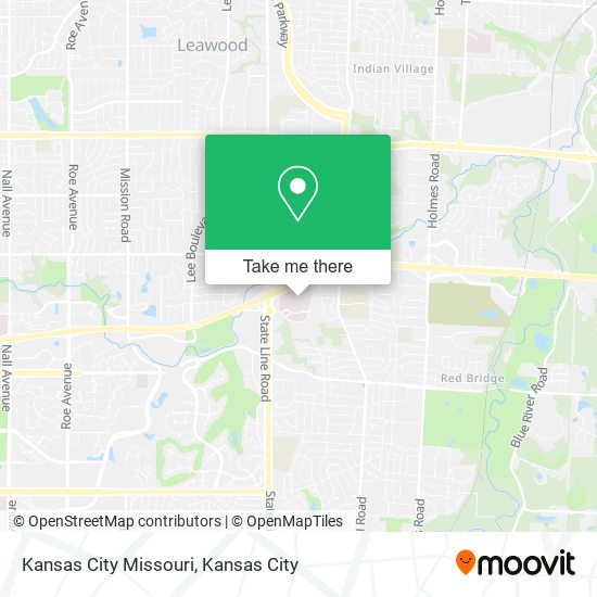 Mapa de Kansas City Missouri