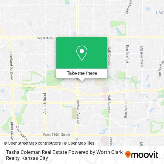 Tasha Coleman Real Estate Powered by Worth Clark Realty map