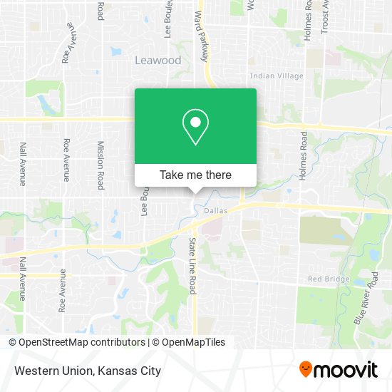 Western Union map