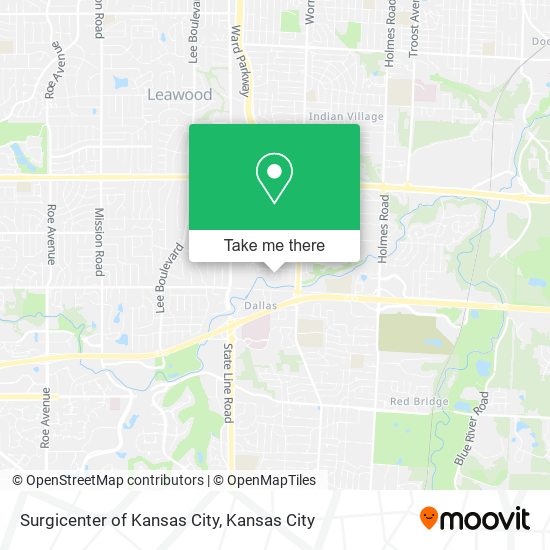 Mapa de Surgicenter of Kansas City