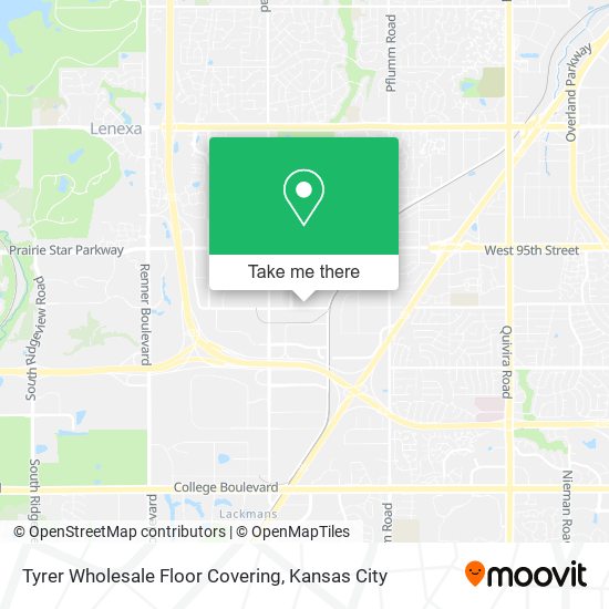 Tyrer Wholesale Floor Covering map