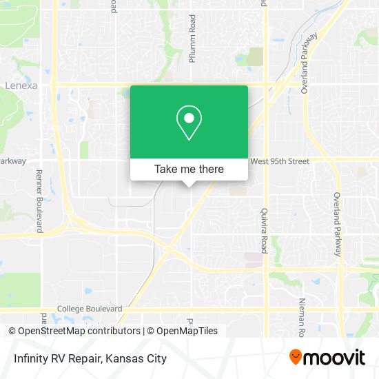 Infinity RV Repair map