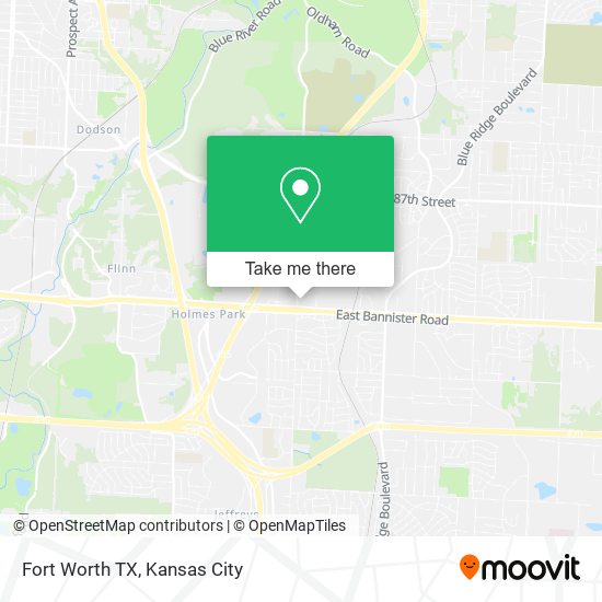 Fort Worth TX map