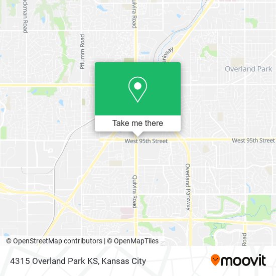 4315 Overland Park KS map