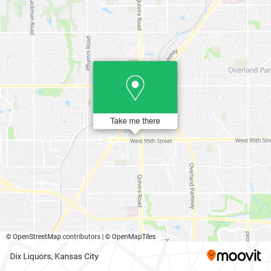 Dix Liquors map