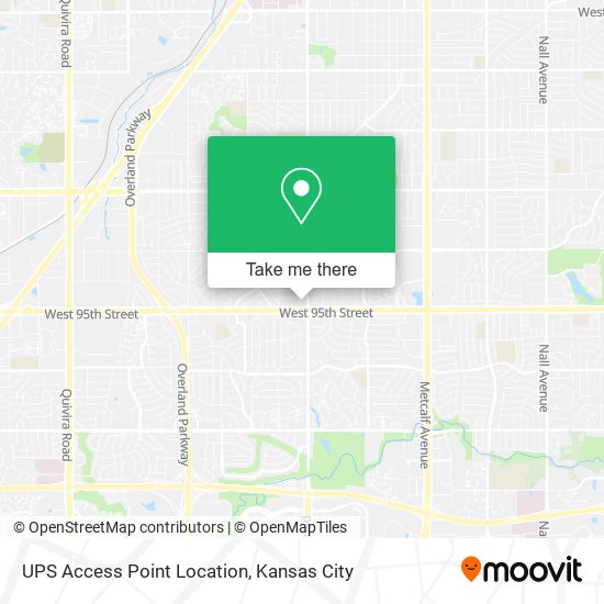 UPS Access Point Location map