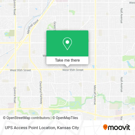 UPS Access Point Location map