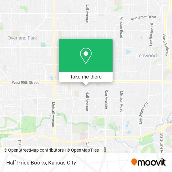 Half Price Books map