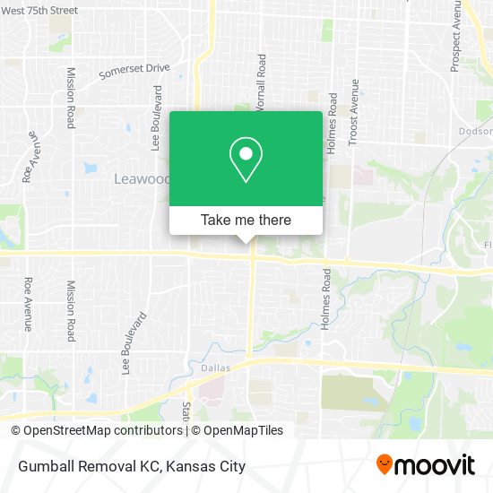 Mapa de Gumball Removal KC