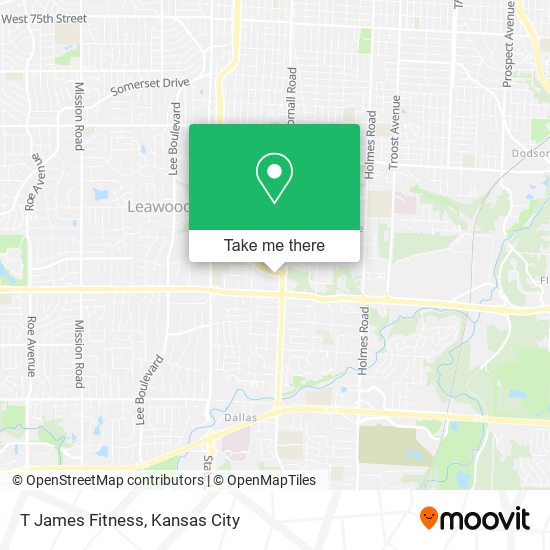 T James Fitness map