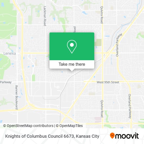 Knights of Columbus Council 6673 map