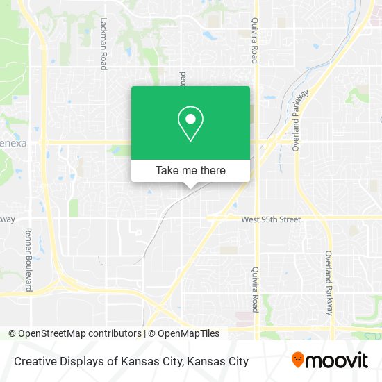 Mapa de Creative Displays of Kansas City