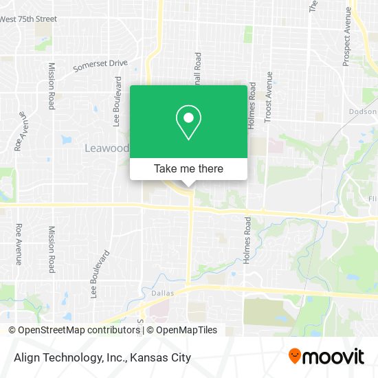 Mapa de Align Technology, Inc.