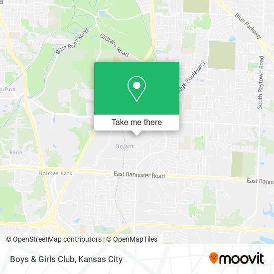 Boys & Girls Club map