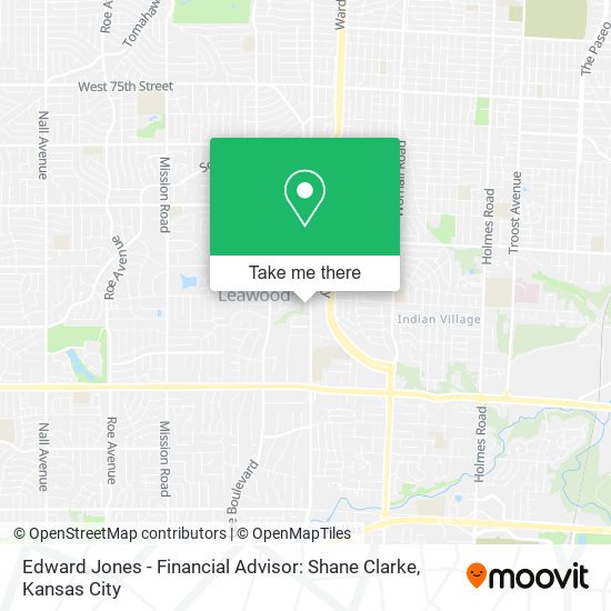 Mapa de Edward Jones - Financial Advisor: Shane Clarke