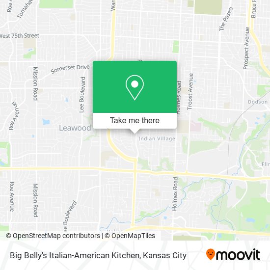 Big Belly's Italian-American Kitchen map