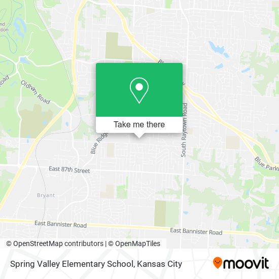 Mapa de Spring Valley Elementary School