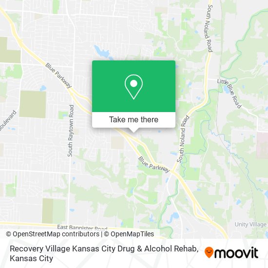 Recovery Village Kansas City Drug & Alcohol Rehab map