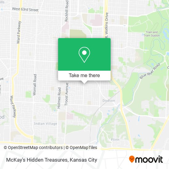 McKay's Hidden Treasures map