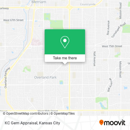 KC Gem Appraisal map