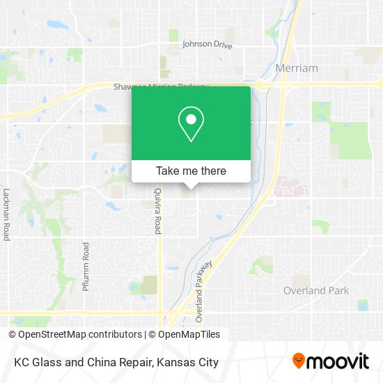 Mapa de KC Glass and China Repair