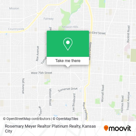 Mapa de Rosemary Meyer Realtor Platinum Realty