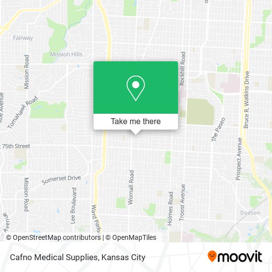 Cafno Medical Supplies map