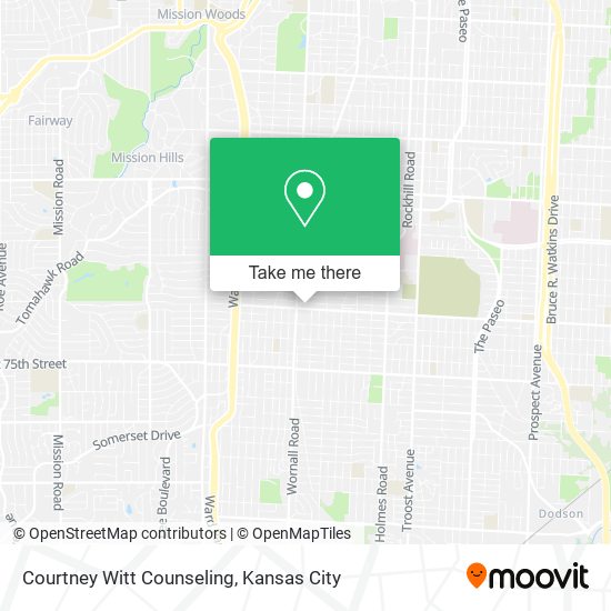 Courtney Witt Counseling map