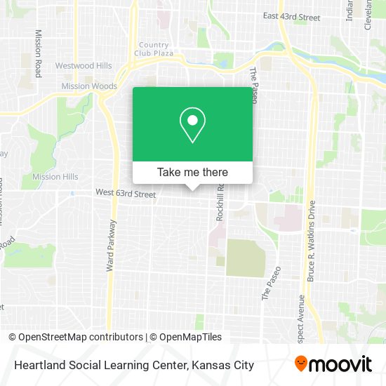 Mapa de Heartland Social Learning Center